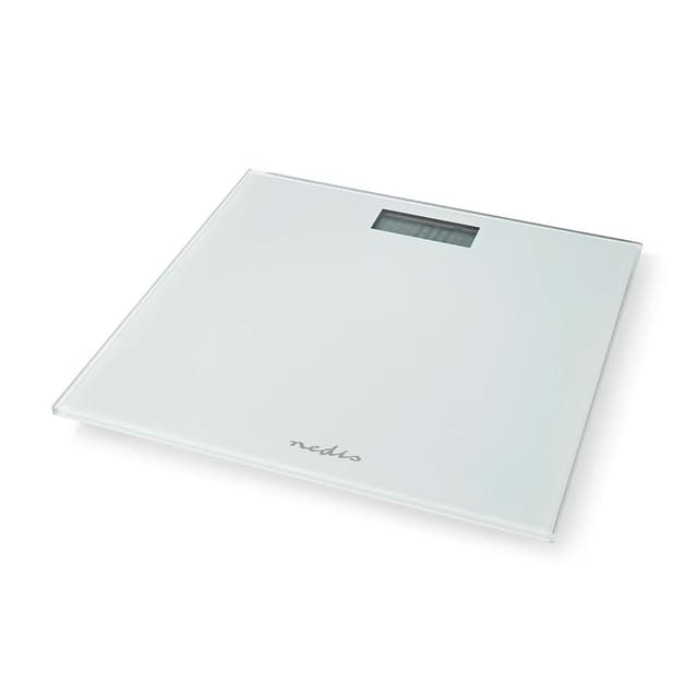 Nedis Personvægt | Digital | Hvid | Hærdet Glas | Maksimal vejekapacitet: 150 kg