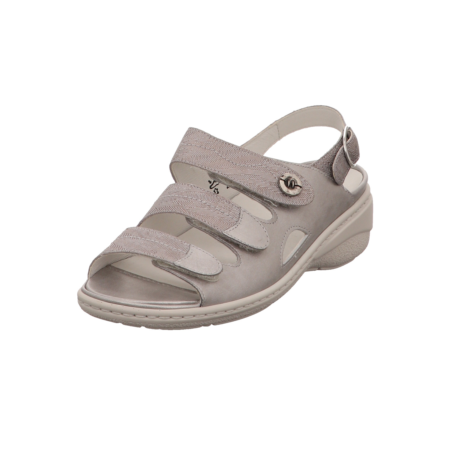 Waldläufer Sandalette gold/silber/bronce