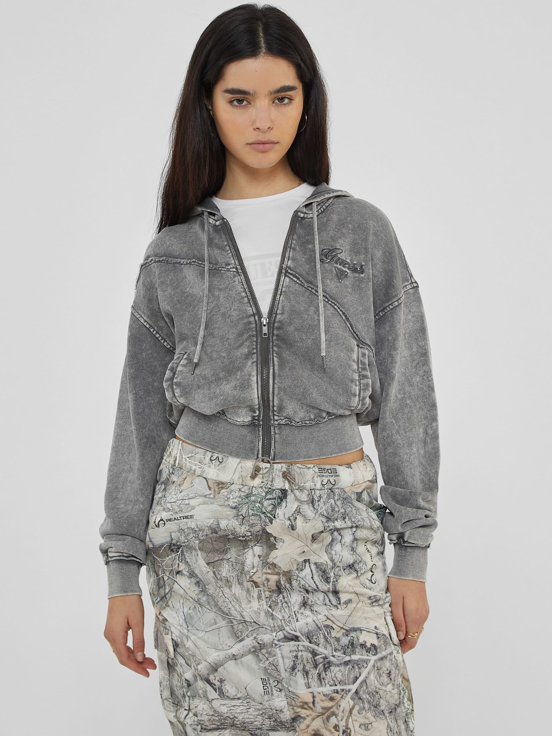 Moletom com capuz GUESS Originals Panel Washed