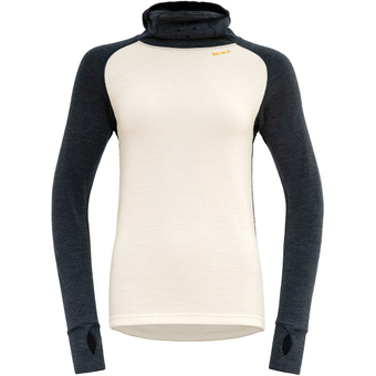 Devold Expedition Merino 235 Silk Hoodie Funktionsshirt Lang Ink / Offwhite Damen