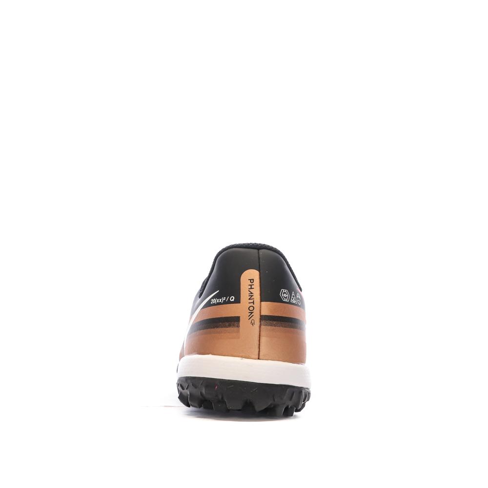 Nike Chaussures de Foot Noir/Bronze Junior Nike Phantom GT2 Academy TF