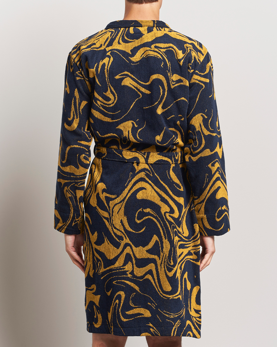 OAS Marble Robe Black/Yellow