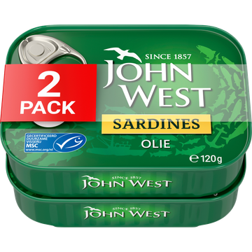John West Sardines in Olie 2-pack 2x120g