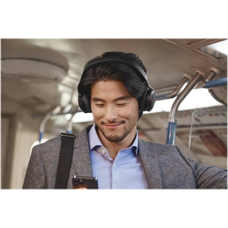 Jabra Evolve2 75 - Micro-Casque - Avec support de chargement - Certifié UC Google Meet et Zoom