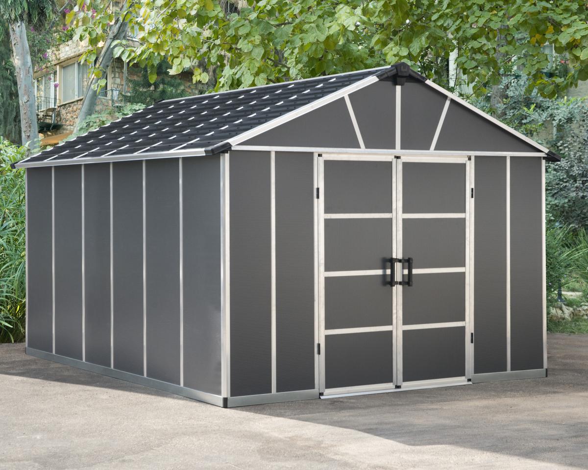 Palram - Canopia |Yukon 3.3 x 4 Gerätehaus, anthrazit