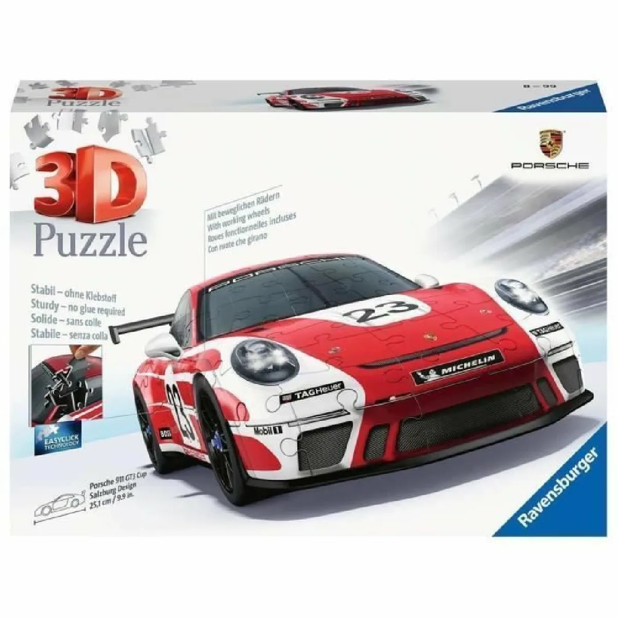 Ravensburger Puzzle 3D Porsche 911 Salzburg