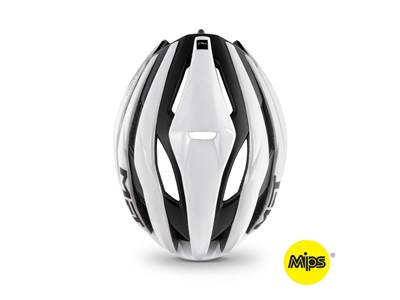 MET Trenta MIPS cykelhjelm White/Black Matt/Glossy