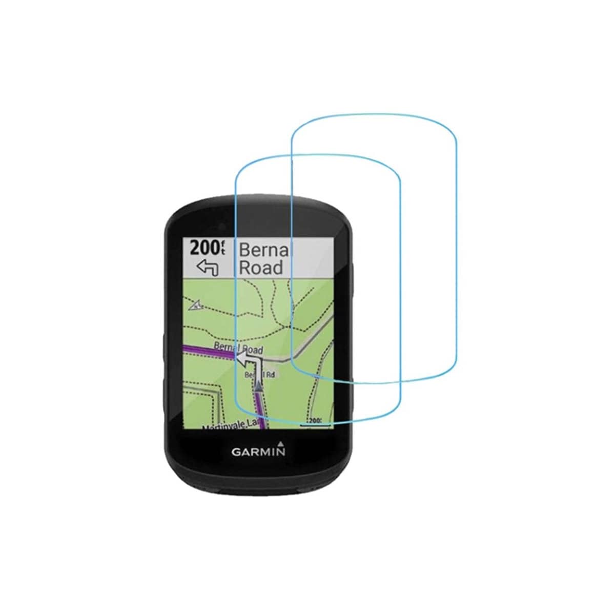 2-Pak Herdet glass skjermbeskytter Garmin Edge 530