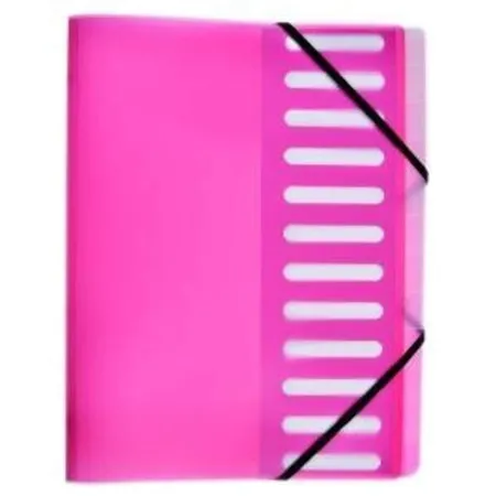 Idena Ordnungsmappe f.A4 12 Taben m.Index, pink