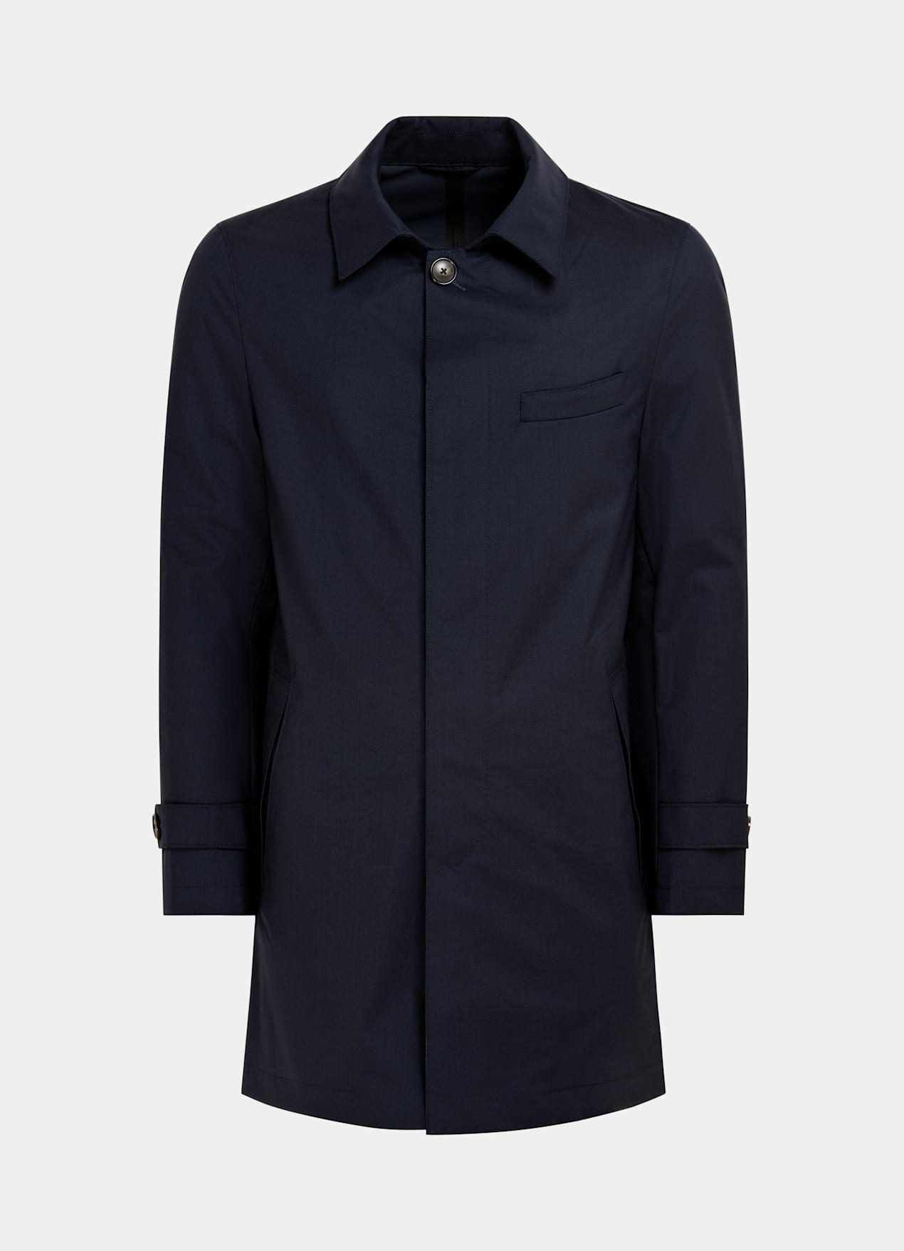 Manteau imperméable bleu