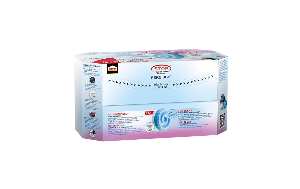Aero 360° Nachfülltabs Lavendel, 4 x 450 gTabs zur Feuchtigkeitsaufnahme und Geruchsneutralisation