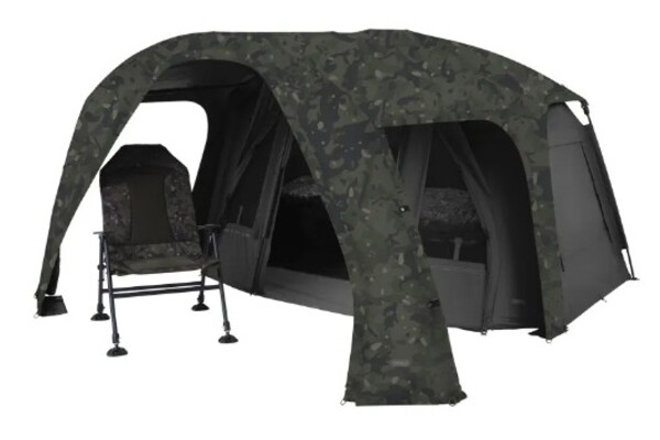 Avancée camouflage Trakker Tempest RS Brolly Social Cap