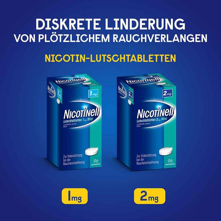 NICOTINELL Lutschtabletten 1 mg Mint, 96 St