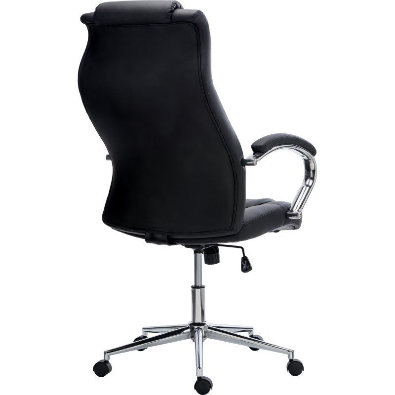 Fauteuil de direction DWAYNE simili cuir - avec accoudoirs - Mécanisme Basculant centré - Pieds chromé