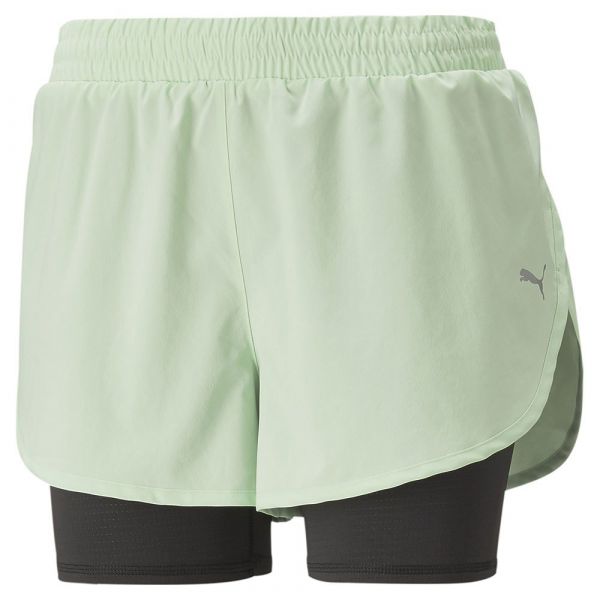 Puma Run Favorite Woven 2 Shorts Verde S Mulher