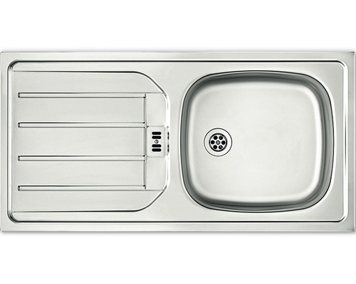 IMPULS keukenblok zonder apparatuur PESCE 280 cm wit mat voorgemonteerde variant links IP120-IBZ4280B2-K890-F628-A688-G629