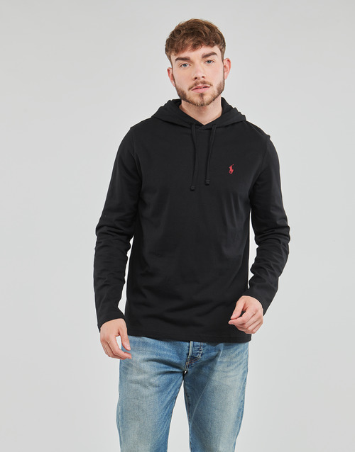 Polo Ralph Lauren - K223SC08-LSPOHOODM9-LONG SLEEVE-T-SHIRT Negro