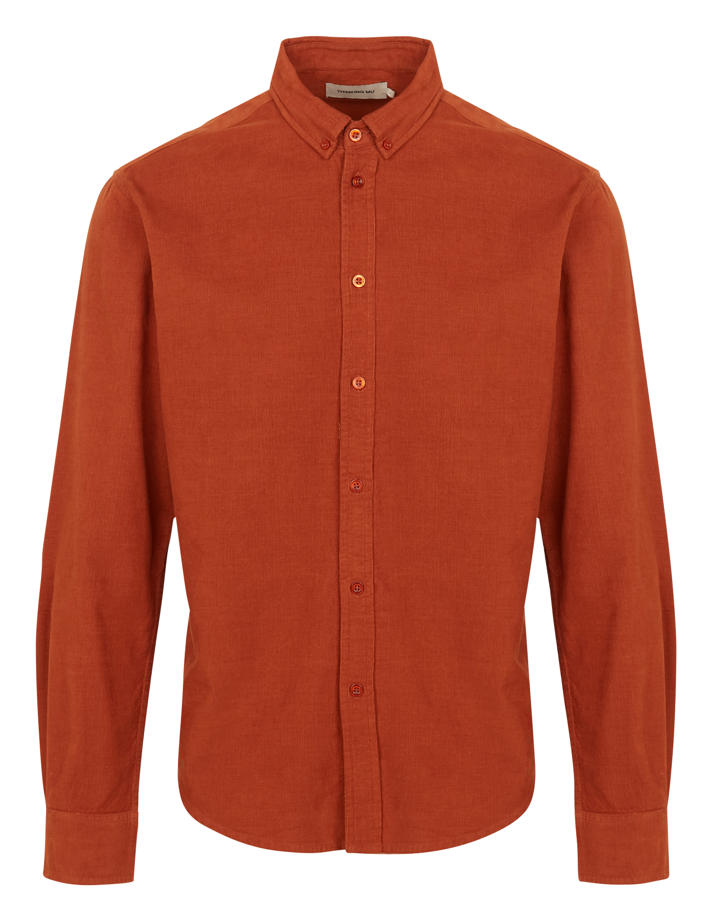 ANT - Chemise col américain regular-fit en coton| Orange