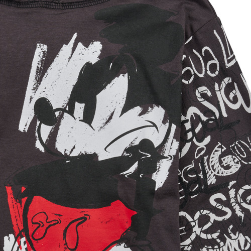 Desigual - TS AUSTIN MICKEY - Gris Anthracite