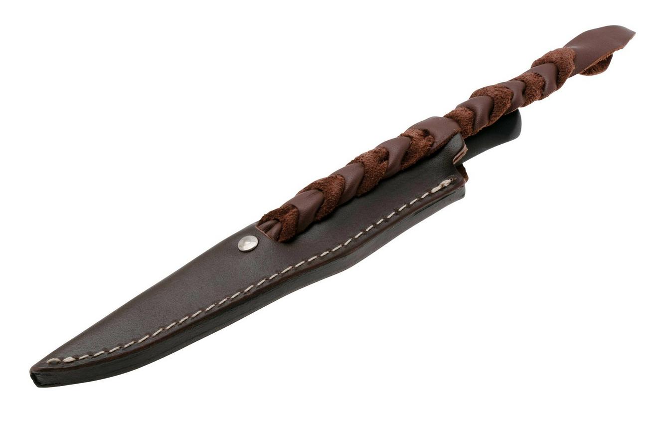 LionSteel Ago AG1-GBK Black G10, Titanium Guard, vaststaand mes