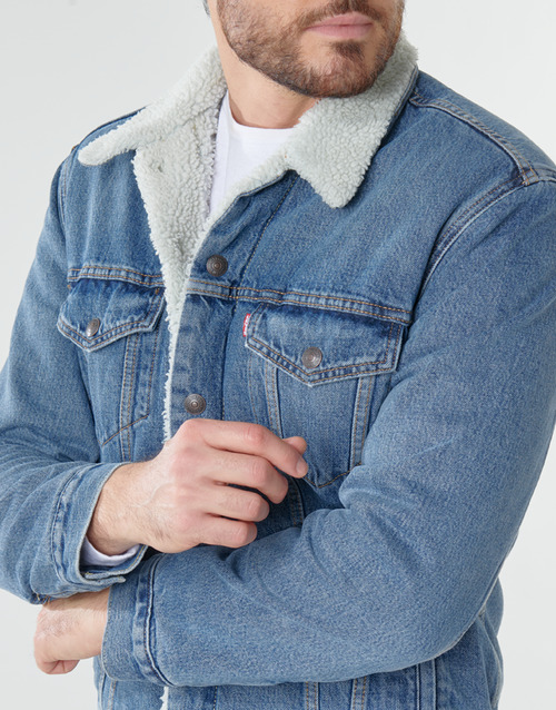 Levi's - TYPE 3 SHERPA TRUCKER Azul