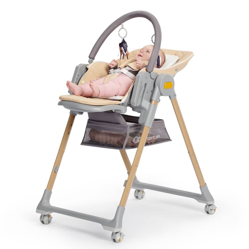 Kinderkraft Hochstuhl LASTREE grey