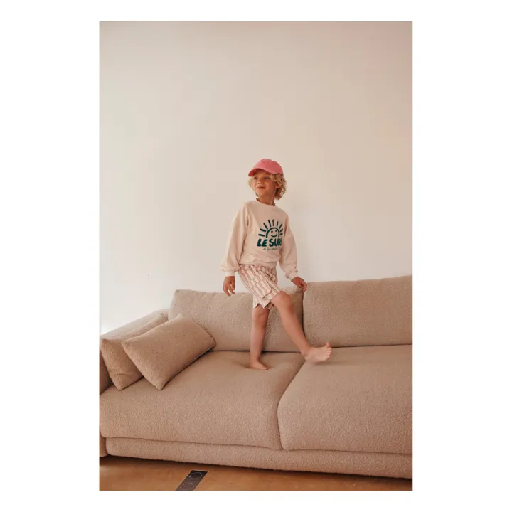Emile et Ida Sweat Surf Eponge | Ecru