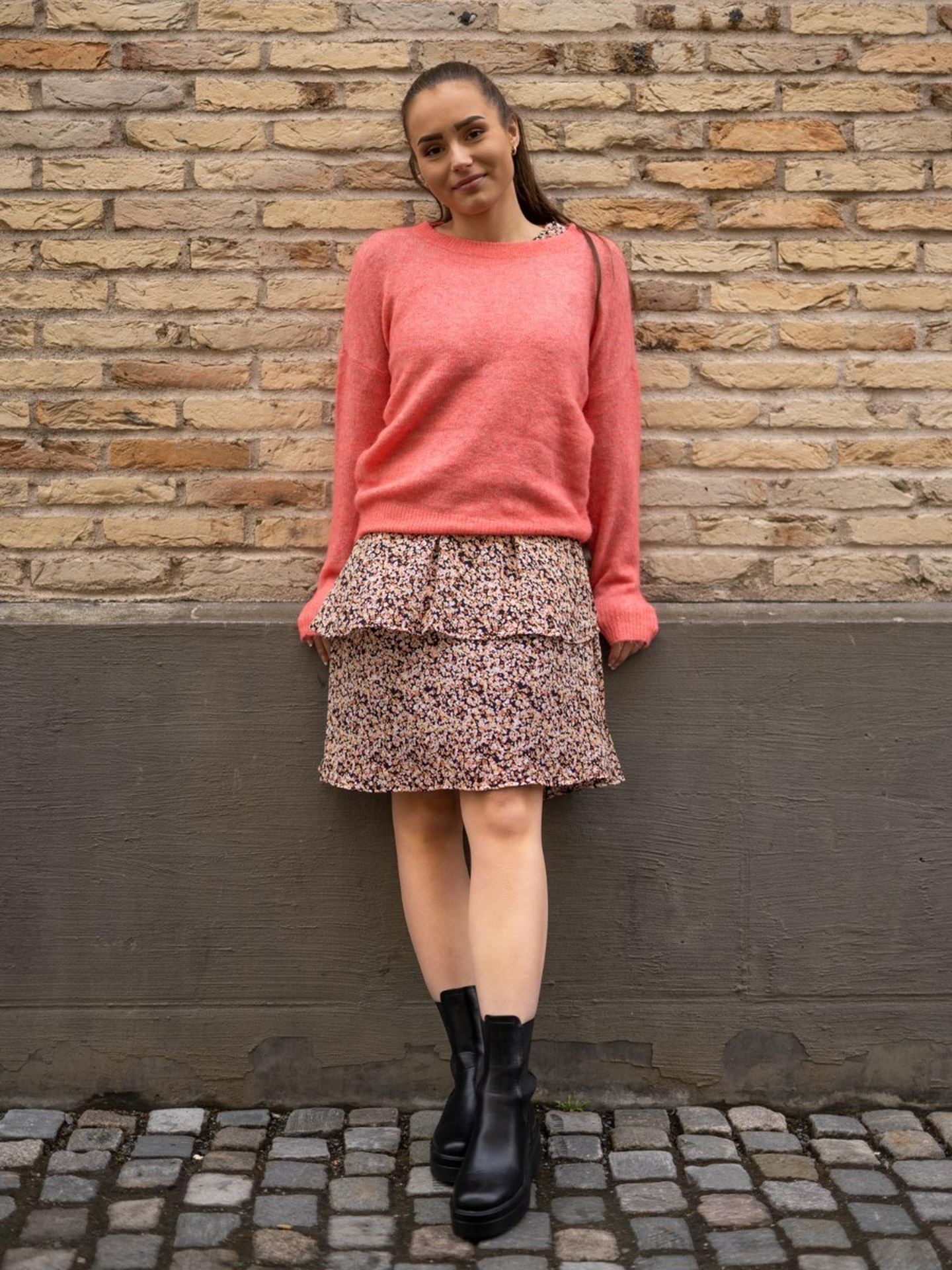 Femme Mohair O-Neck Pullover