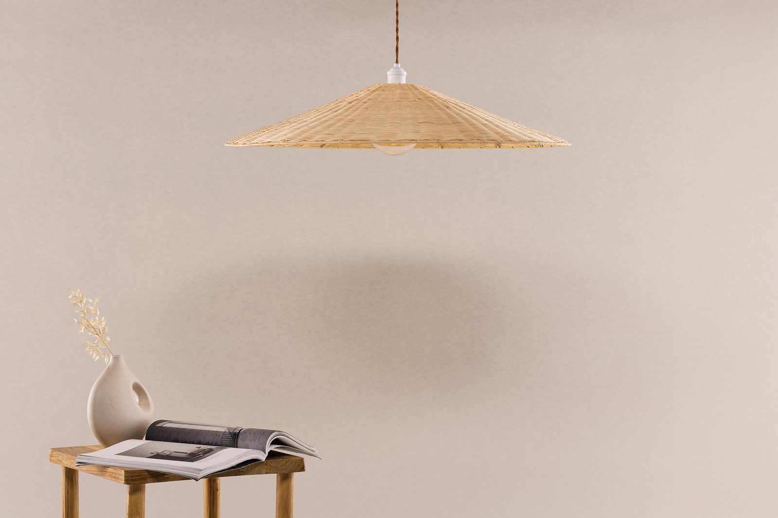Herrestad taklampe Natur
