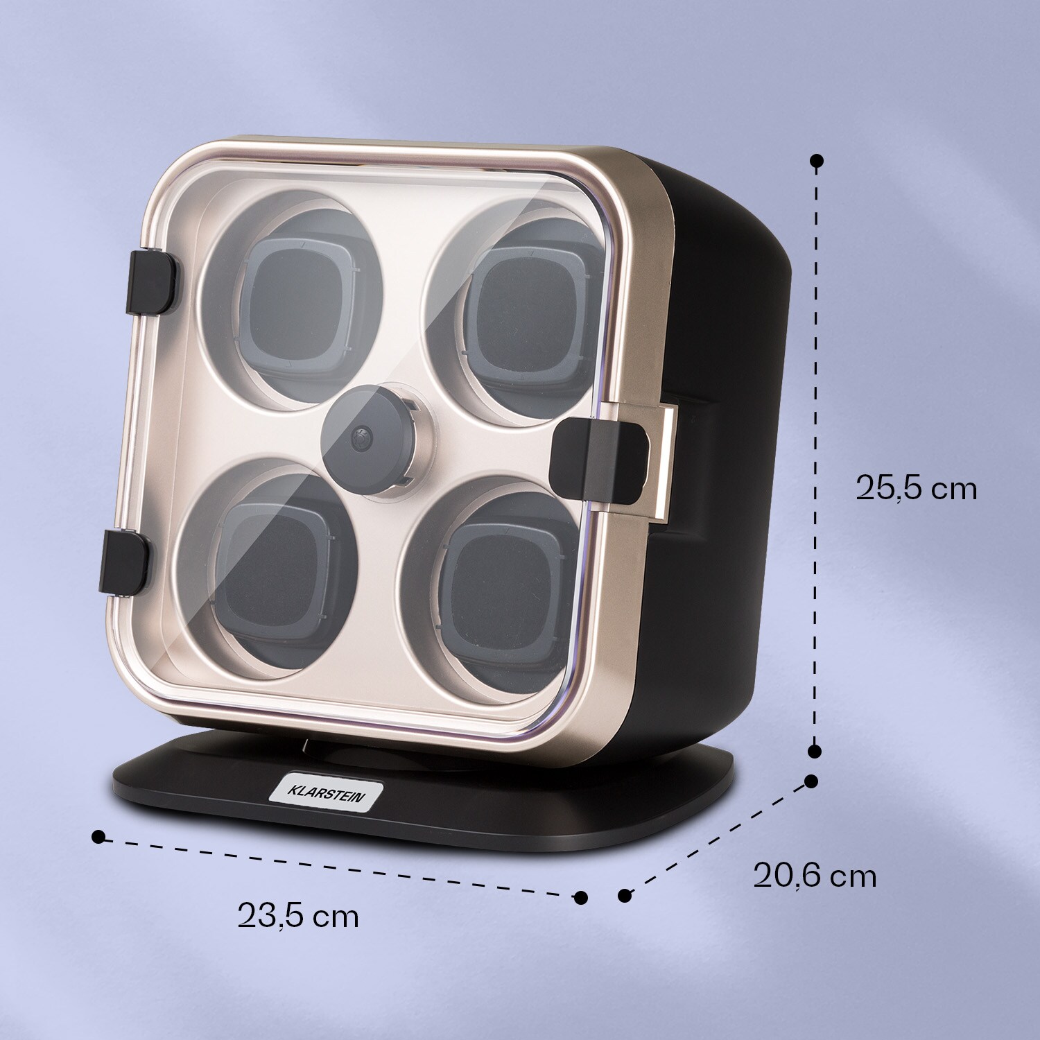 Clover Uhrenbeweger 4 Uhren 3 Rotationen 4 Geschwindigkeiten LED