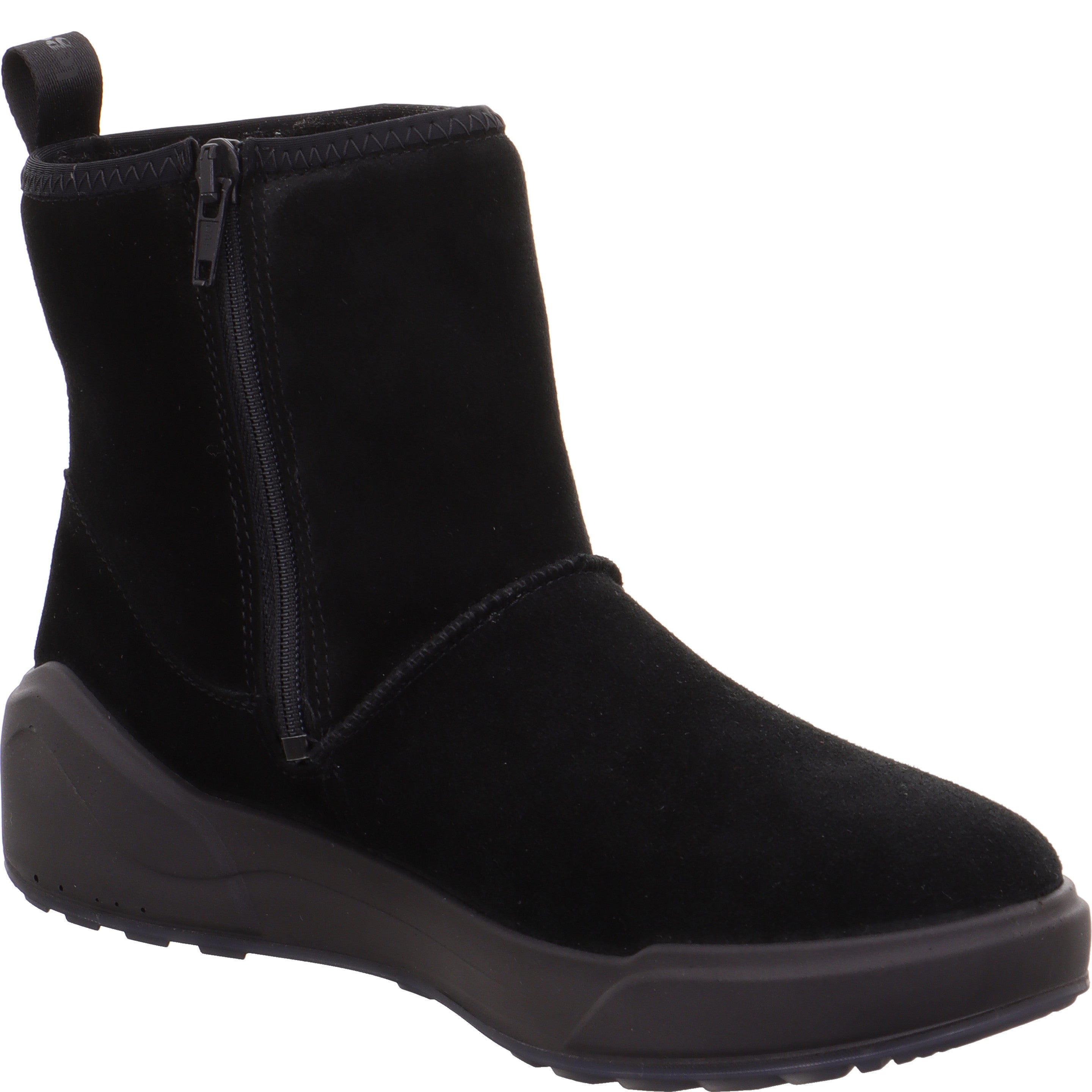 legero COSY Damen  Stiefelette mit Reißverschluss - Farbe: Schwarz - Größe: 5