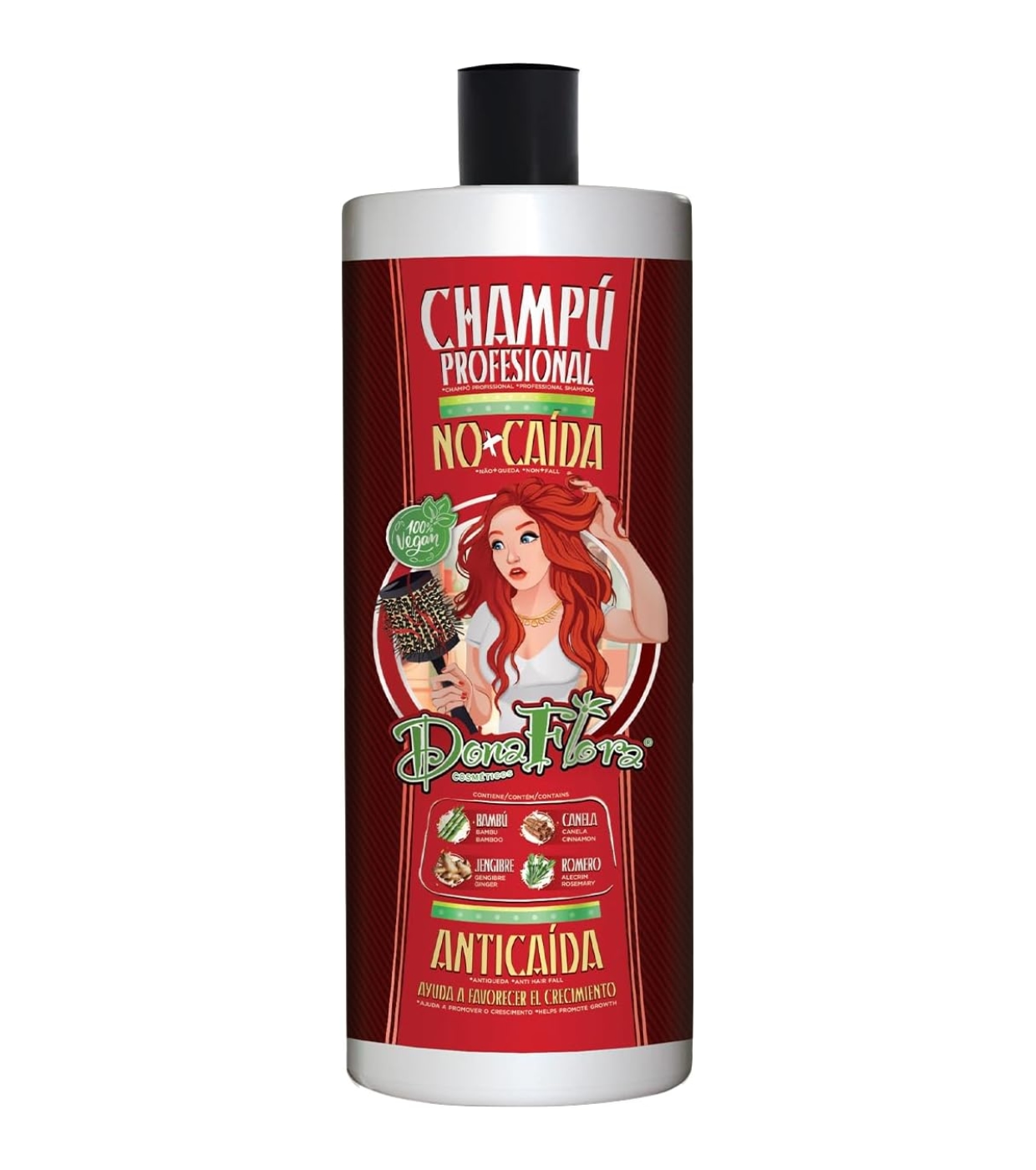 Dona Flora - *No+hair fall* - Shampoo fortalecedor e antiqueda