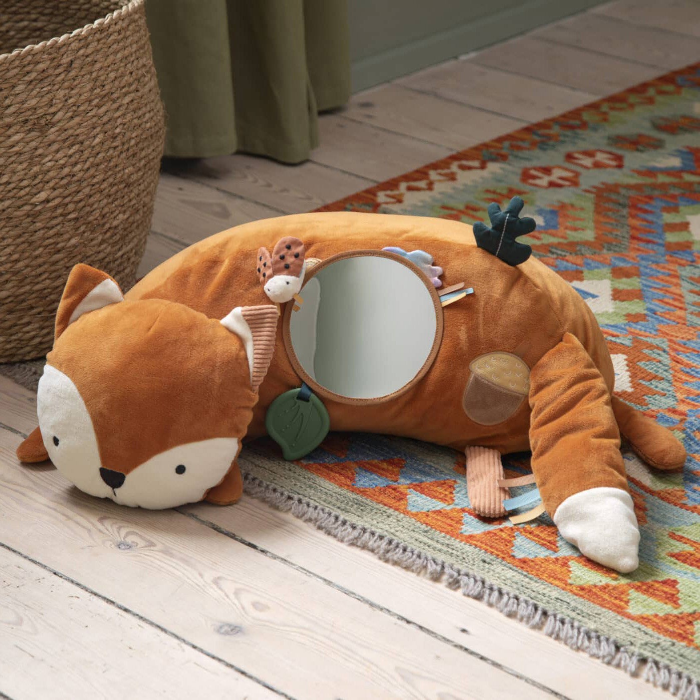 Spielkissen Bauchlage Sparky der Fuchs Dunkel Orange