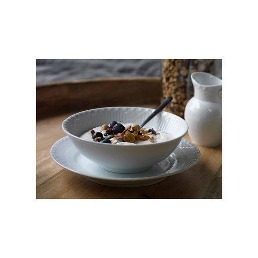 Royal Copenhagen Hvid Halvblonde Flødekande, 0,17 L