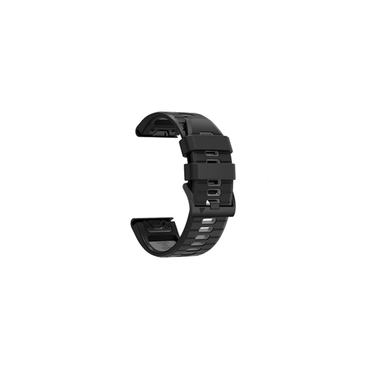 Silikonklokkerem for Garmin Fenix-serien Svart+grå