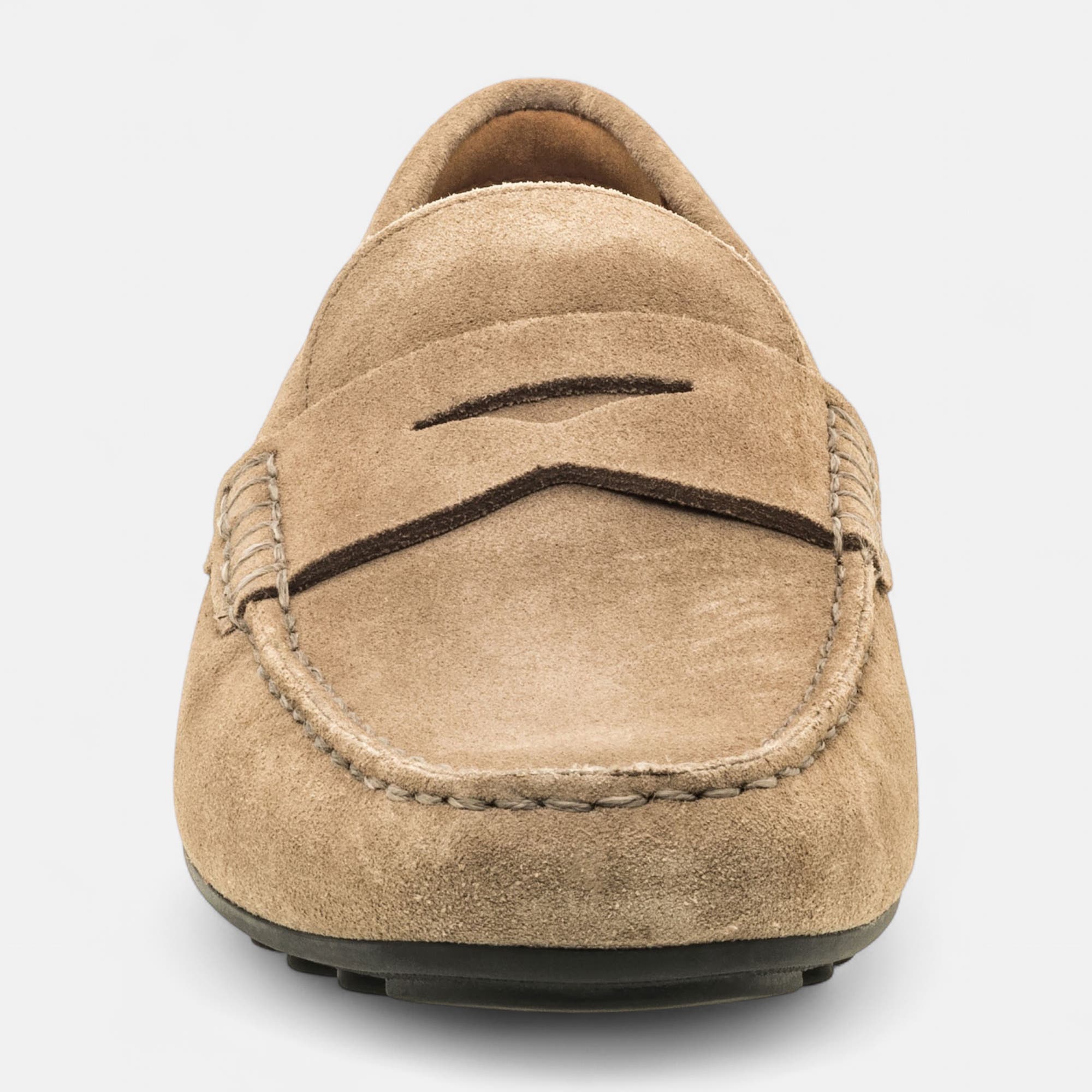 Mocassins Homme en cuir beige