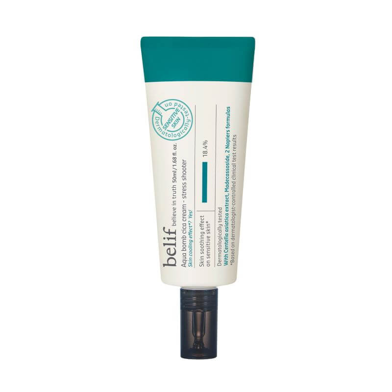 Crème cicatrisante Aqua Bomb Cica Cream Stress Shooter Belif 50ml