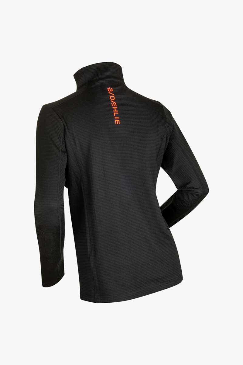 Daehlie Grid Half Zip Damen Longsleeve