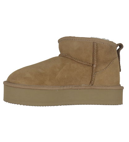 Rosemunde Teddyboots - Wildleder - Mandel