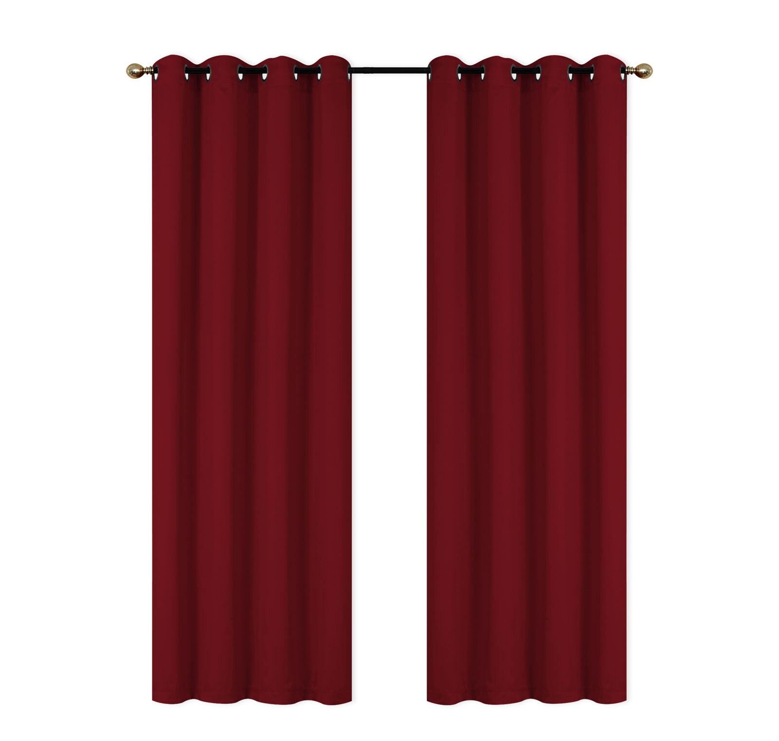 Ösenschal Tim 2er Set 140 x 235 cm schwarz