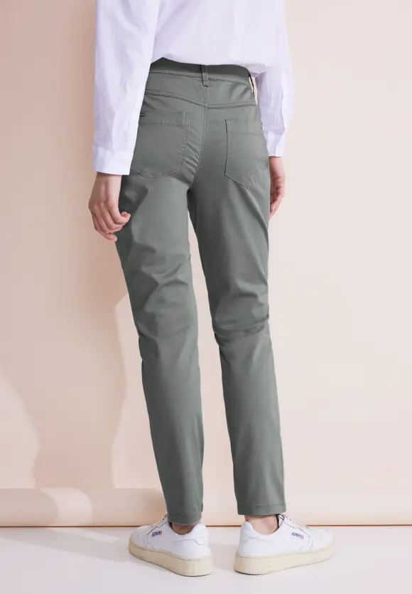 Casual Fit Hose - light mud green