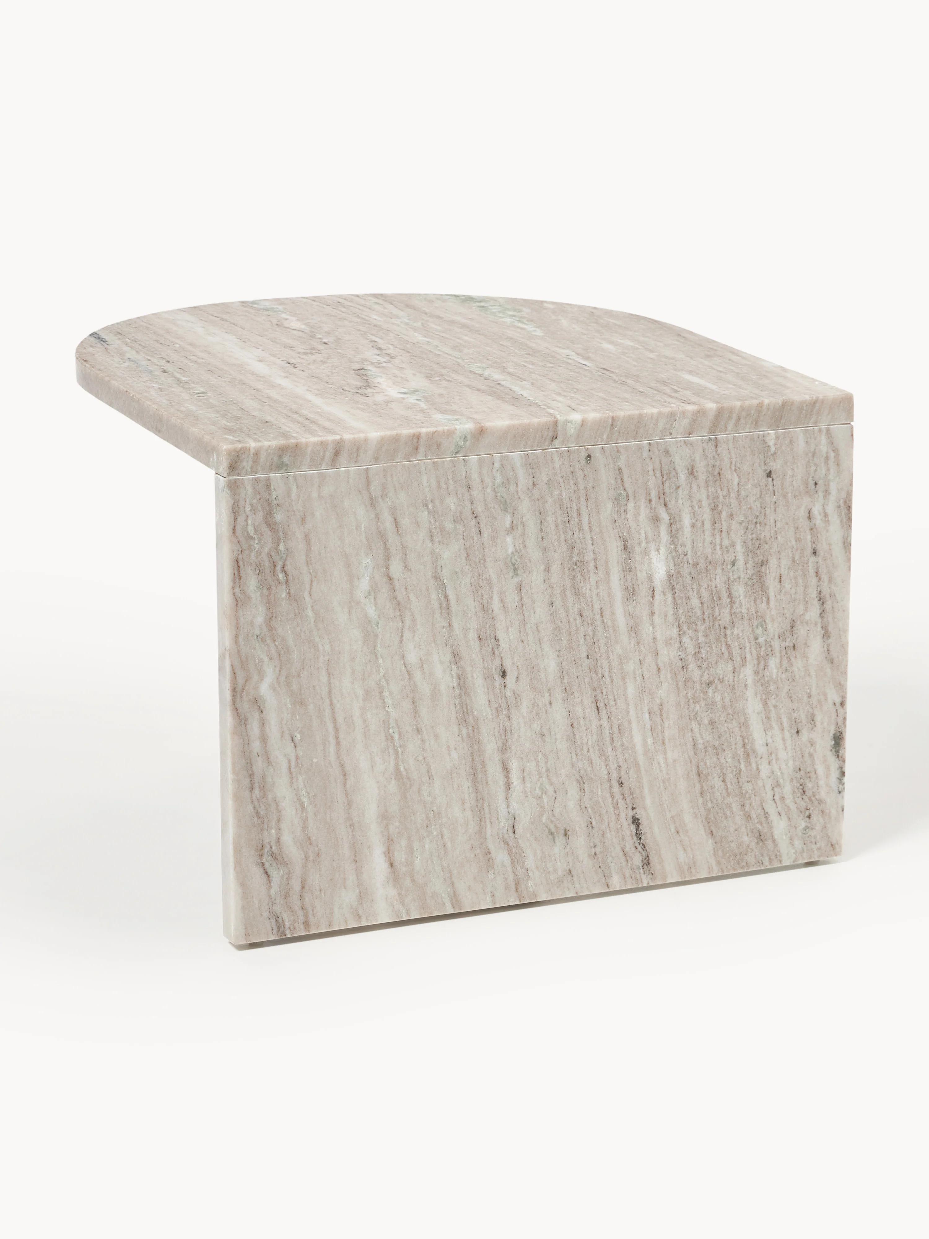 Ovale marmeren salontafel Leander