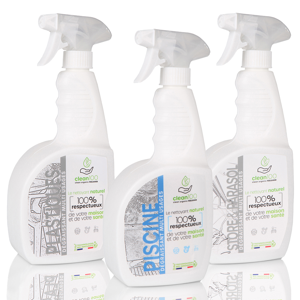 Packs maison - nettoyant liquide spécial piscine - sprayer - nettoyant piscine - parasol et plastique d'exterieur - 750ml