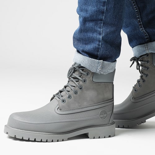 Boots 6 Inch Heritage Waterproof A653N Medium Grey Nubuck