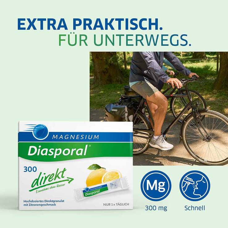 Magnesium Diasporal 300 direkt Granulat, 20 St