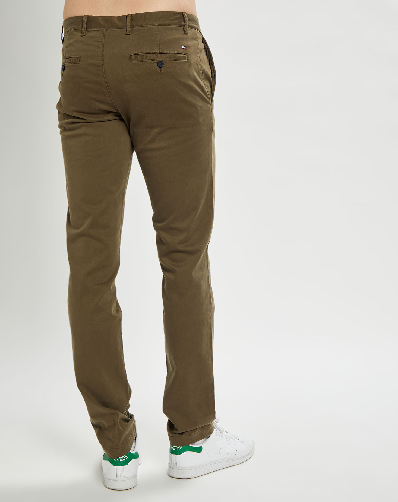 Tommy Hilfiger Pantalon Bleecker Th Flex Satin Gmd kaki