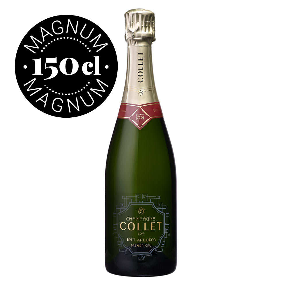 Champagne Collet Brut Art Déco Premier Cru en Magnum