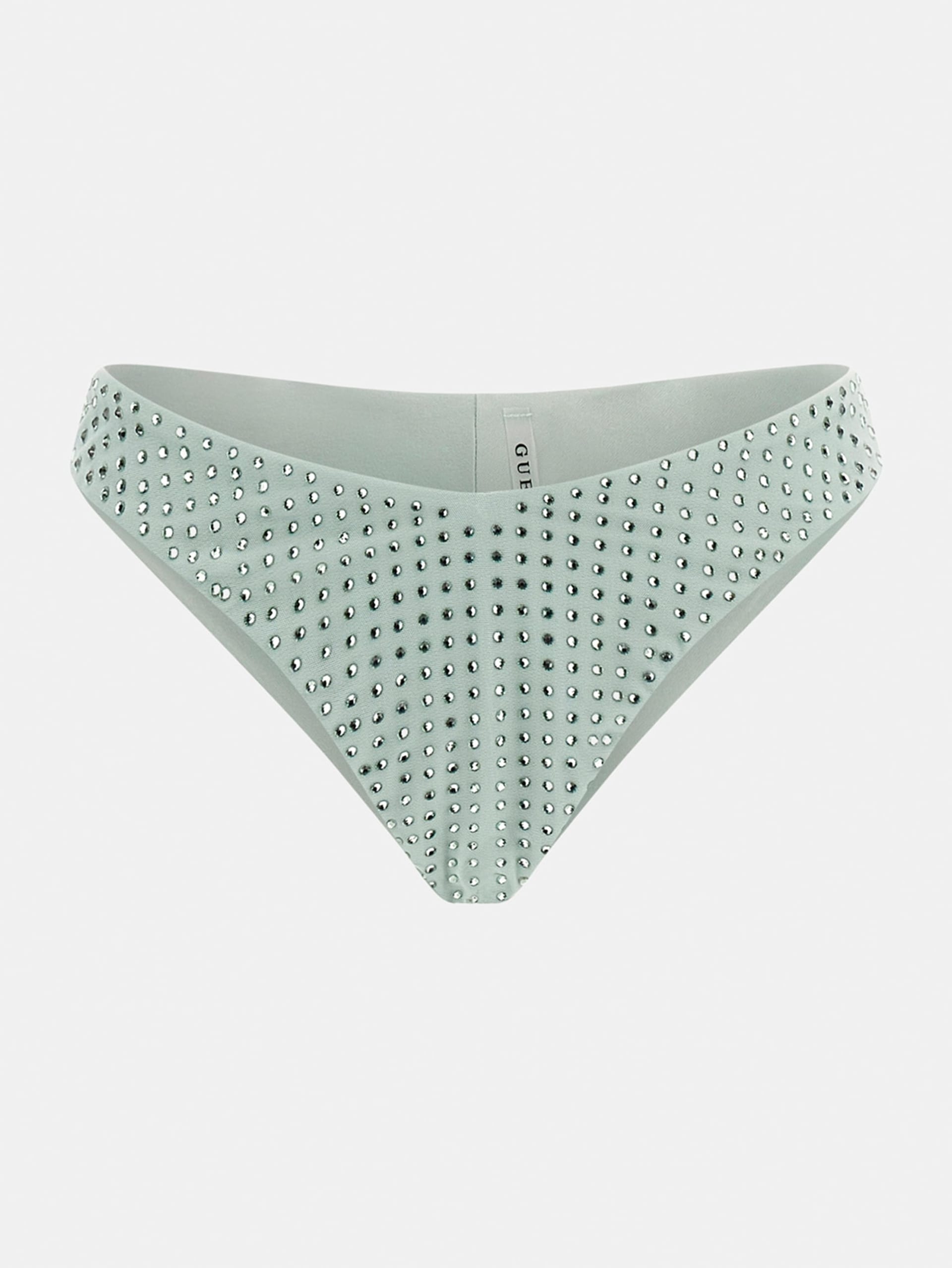 Calcinha de biquíni brasileira com strass