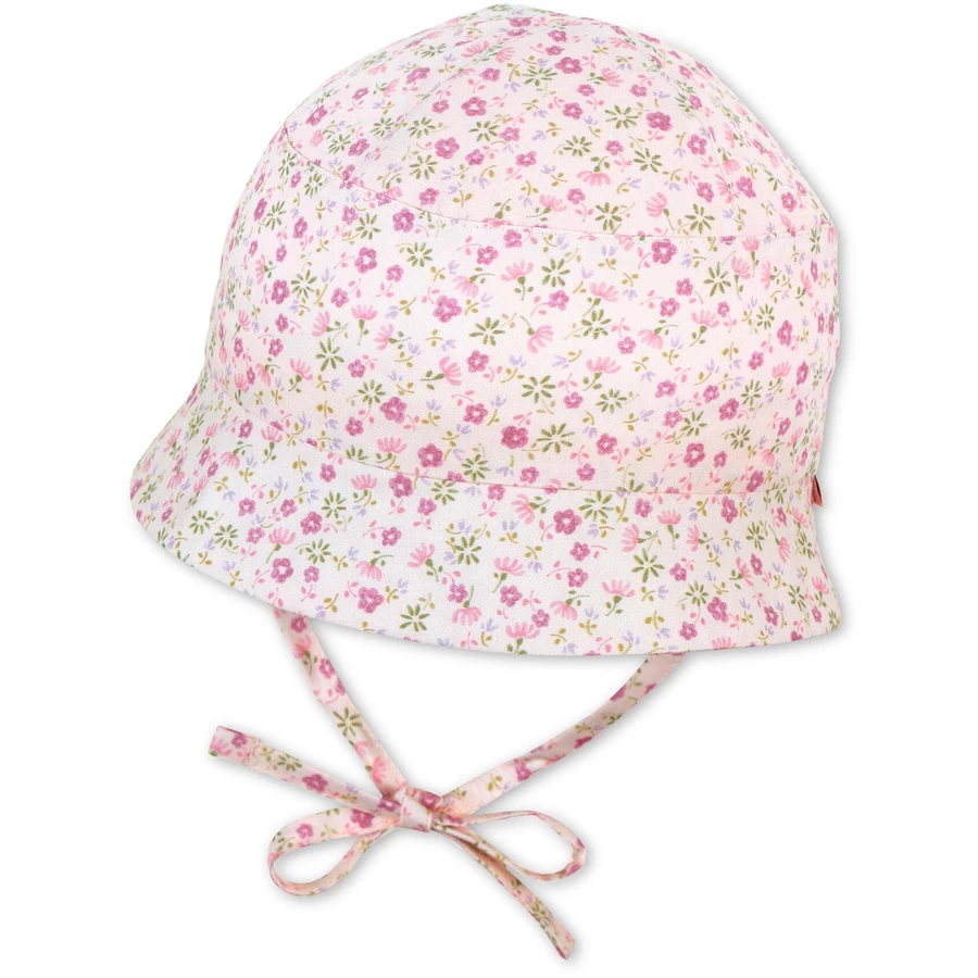 Sterntaler Kinderhut Blumen rosa