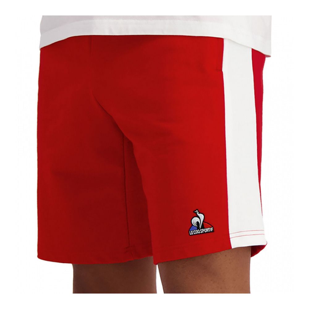 Le Coq Sportif BAS N°1 - Short Homme rouge electro/n.optical white